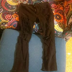 Akademiks Slim Distressed Jeans Sz 34x32